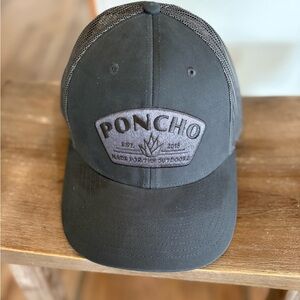 Poncho gray Agave Strapback Dad Cap Hat Cotton Fishing Outdoors